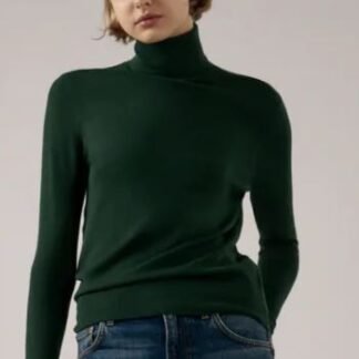 SweaterDe Malha Com Gola Subida